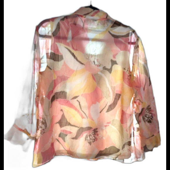 Alfred Dunner women's floral top 12 preowned - Picture 4 of 5